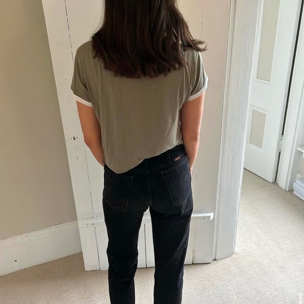 30/30 Rustler Black denim jeans
